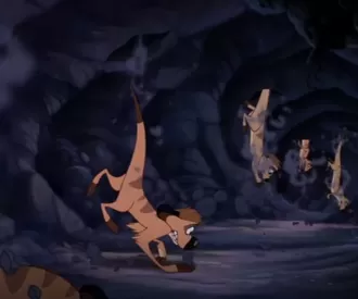 The Lion King 1½ Hidden Mickey Cave