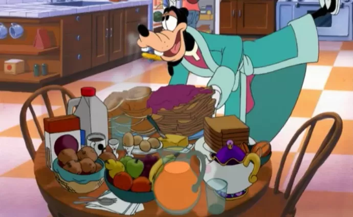 An Extremely Goofy Movie Hidden Mrs. Potts and Hidden Mickeys