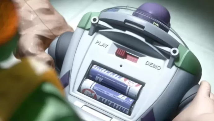 Toy Story 3 Hidden BNL Battery in Buzz Lightyear 